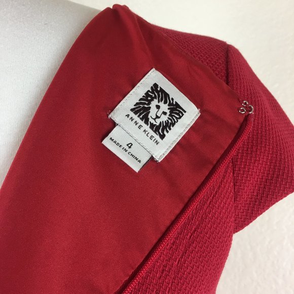 Anne Klein Cap Sleeve Work Dress - Picture 6 of 6